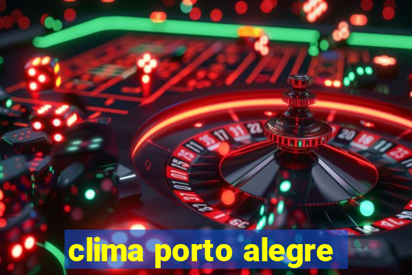 clima porto alegre